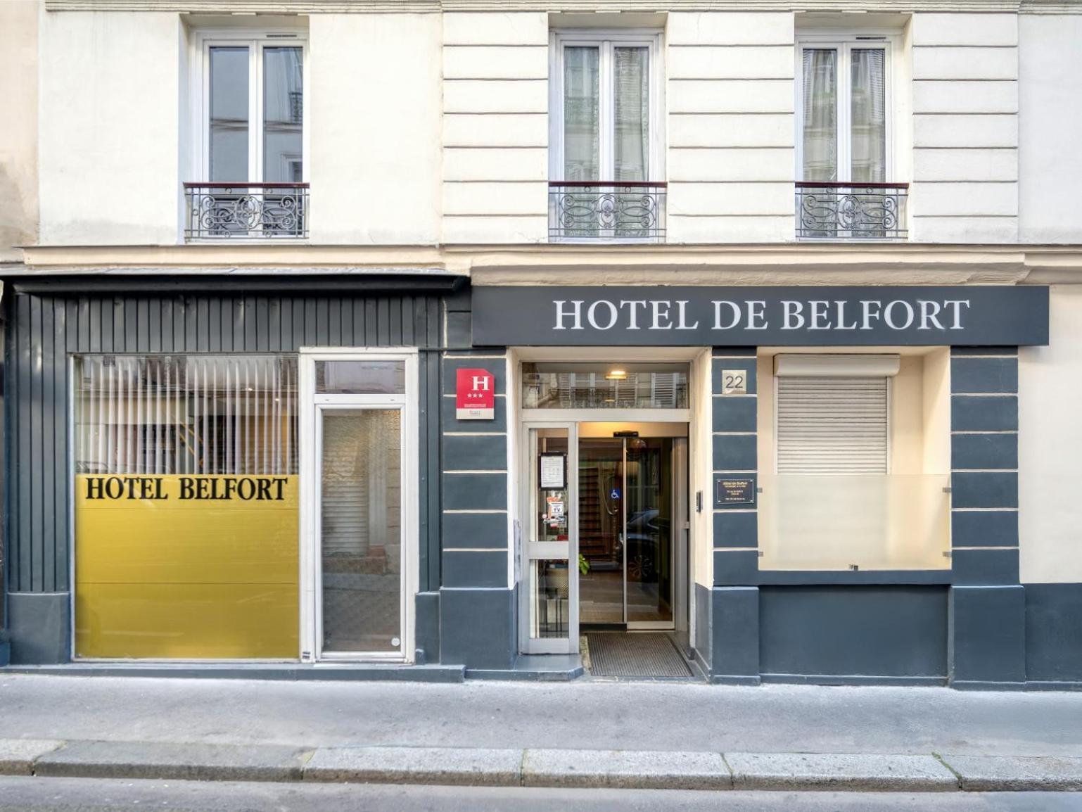 Hotel De Belfort Paris Eksteriør bilde